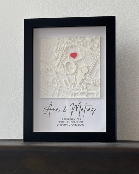 Donde todo comenzó - Mapa 3D