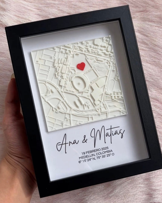 Donde todo comenzó - Mapa 3D